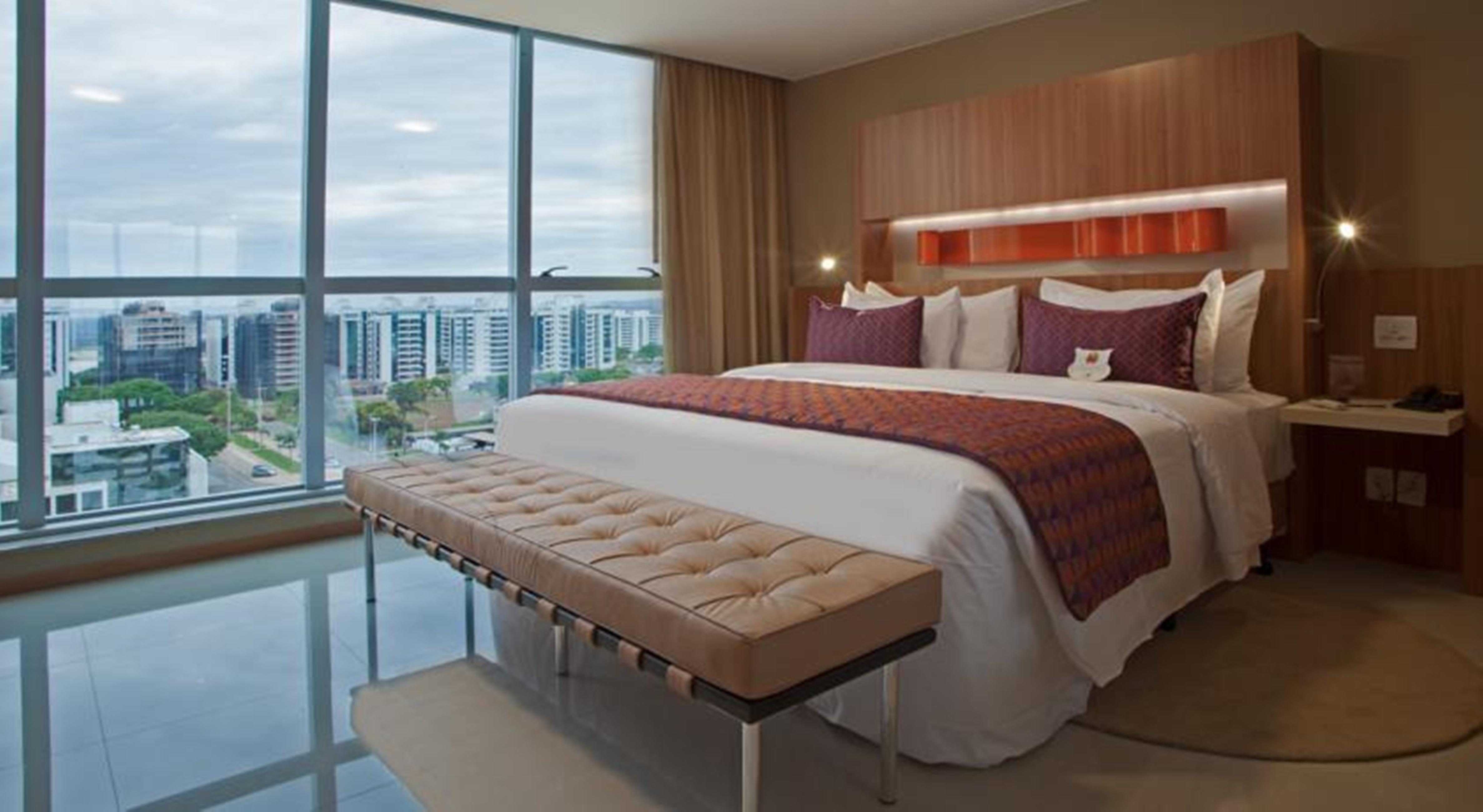 Jade Hotel Brasilia Candangolandia Экстерьер фото A bedroom at the JW Marriott Hotel Bogotá